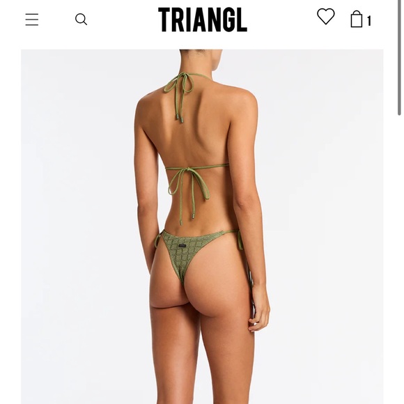 Triangl Vinca Pine Bikini - Picture 2 of 9